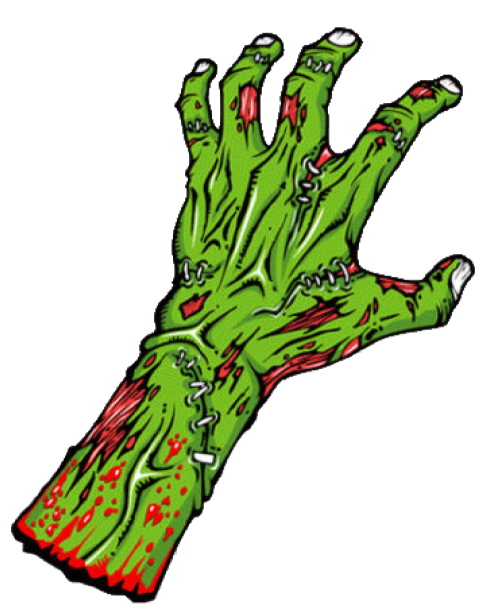 Zombie PNG Design for T Shirt Image with Transparent