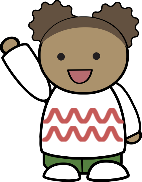 Cute Goodbye PNG Cartoon Character Free Download