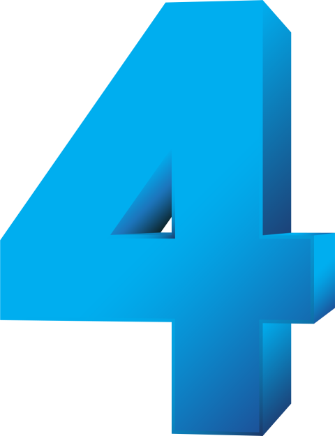 Big 4 On Transparent PNG Free Image Download