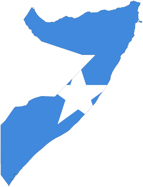 Map of Somalia Flag PNG Free Download Image