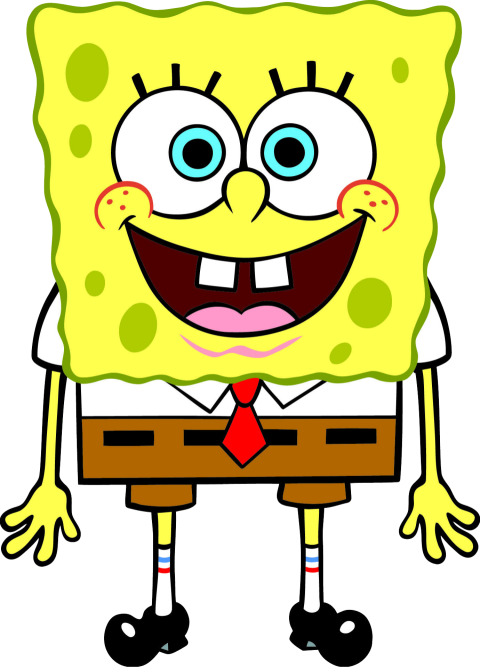 SVG Happy Spongebob PNG Image Free Downloa