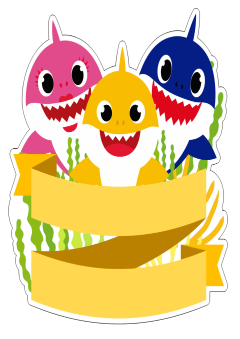 Baby Shark PNG Graphic Art Design Free Download