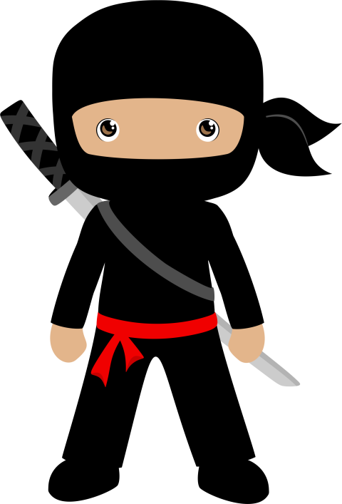 Shinobi Ninja PNG Vector Image