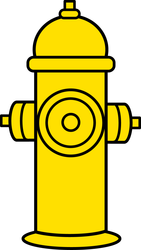 Fire Hydrant PNG On Yellow Art Free Download
