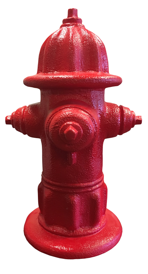 Fire Hydrant PNG Image On white Background Download