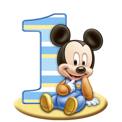 1st Birthday of Litter Baby PNG Image
