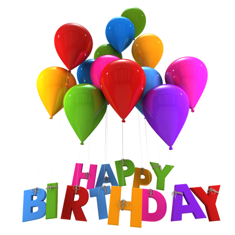 Unique Birthday PNG Graphic Image
