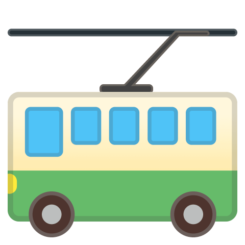 Svg Graphic Bus Design Logo Of Trolleybus PNG Art Drawing Free Download