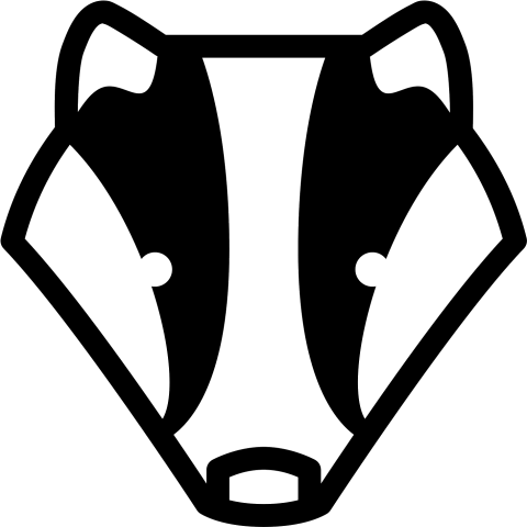 Transparent Badger Black Icon PNG Free Download