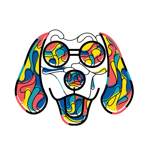 Dog illustration for t shirt Free Download PNG