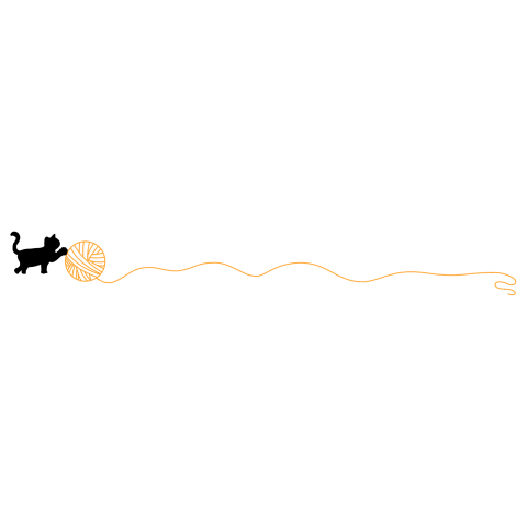 Cat playing with yarn ball PNG Free Download