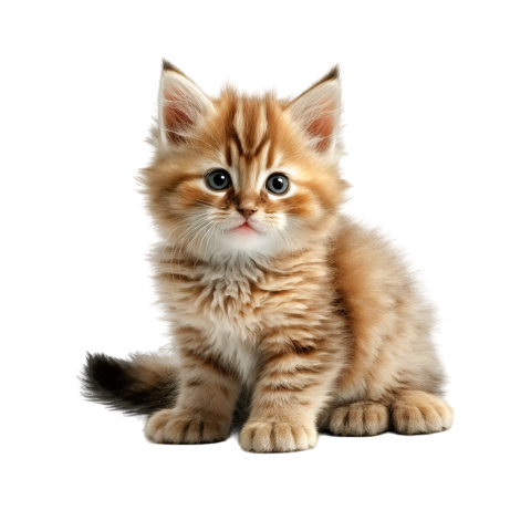Cat in transparent background PNG Download