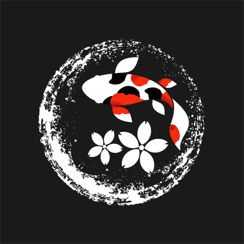 Koi logo japan fish japanese PNG Download