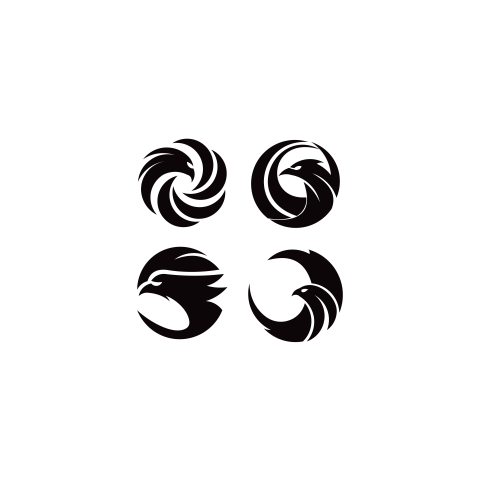 Eagle bird logo vector template Free Download PNG