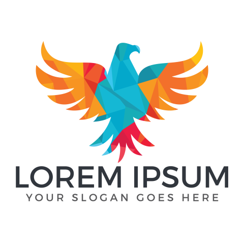 Eagle or hawk bird logo free Download PNG