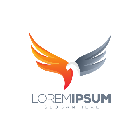 Eagle logo design vector illustration