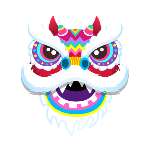 Chinese new year lion dance PNG Free Download