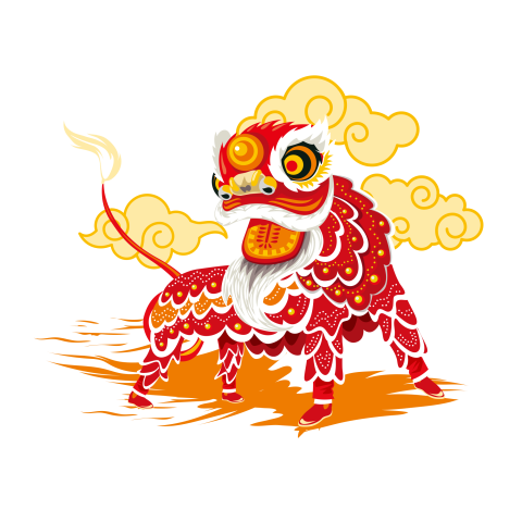 Red lion free illustration PNG Free Download