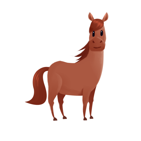 Cartoon cartoon animals horse lion PNG Free Download