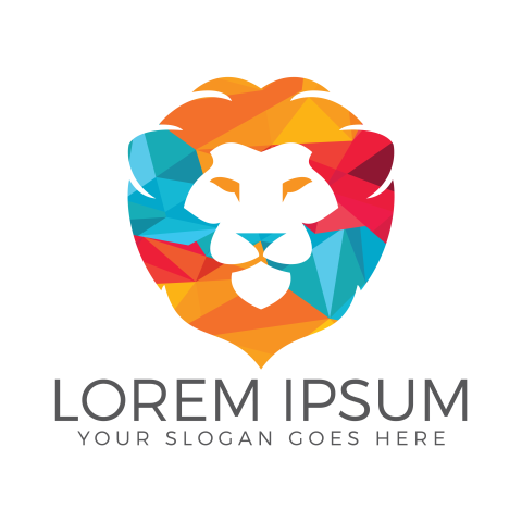 Lion head logo lion king Free Download PNG