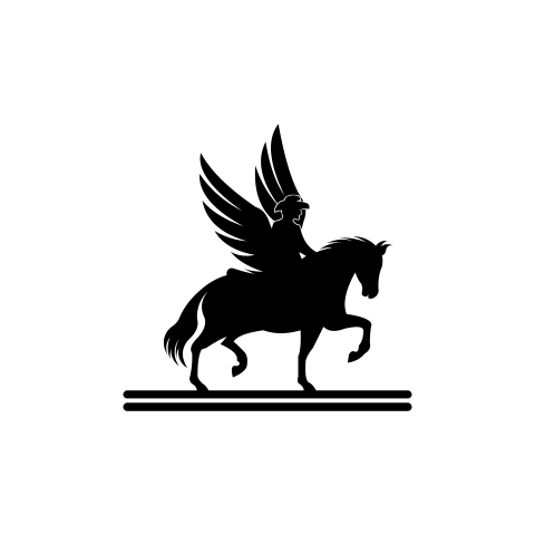 Pegasus mythical winged horse PNG free Download