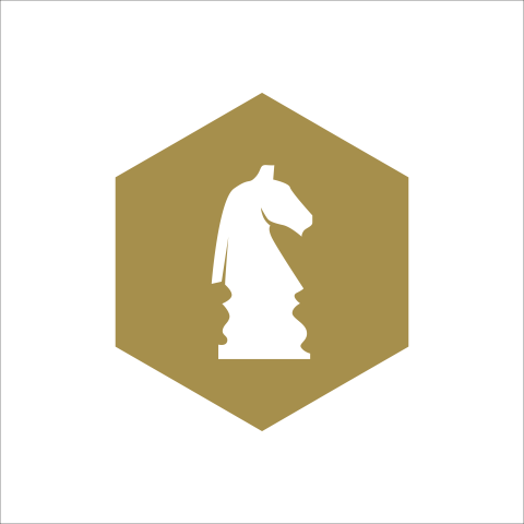 Black chess knight horse logo PNG Free Download