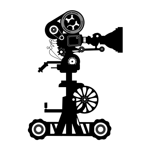 Sillhouette Movie Shoting Camera PNG Vector Art Icon Free Download