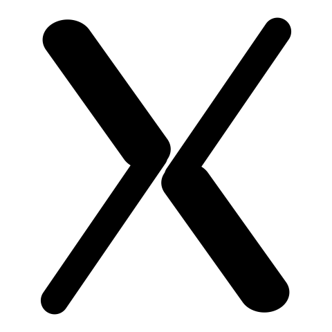X Letter PNG Symbol