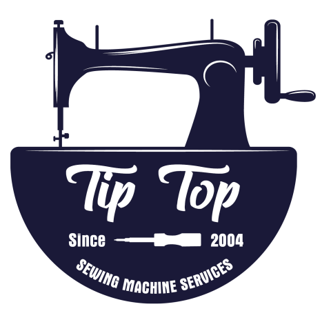 Sewing Machine PNG Blue Logo Free Download