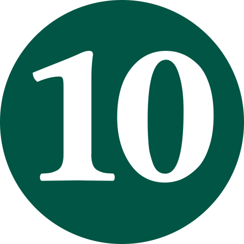 Free Content 10 Number PNG Text Image