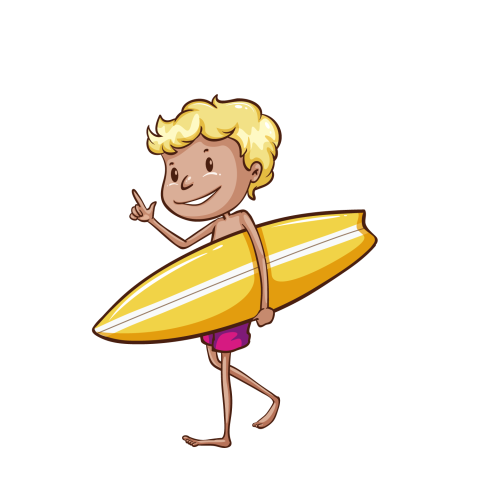 PSD Surfing PNG T Shirt Design Free Download