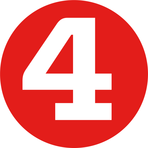 4 Number PNG Circle Free Download
