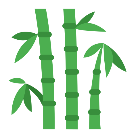 Bamboo PNG Watercolor Art Image