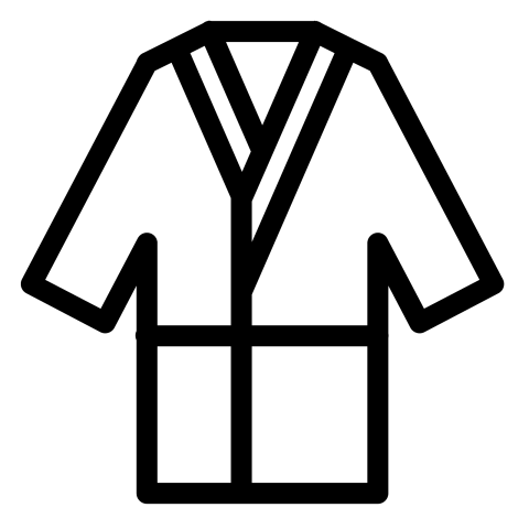 Silhouette Judogi PNG Icon Free Download
