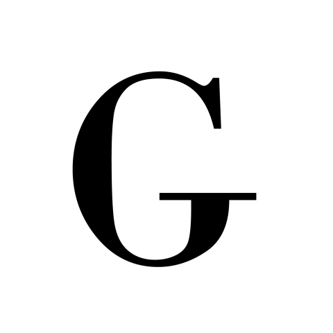 Font Style G Letter PNG No Background Image