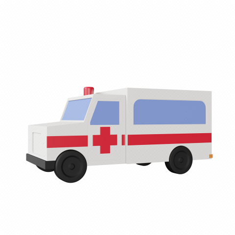 Clipart Ambulance On Transparent Background PNG Free