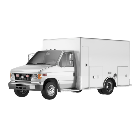 Truck PNG Sticker On White Background