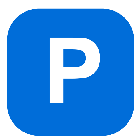 Round Parking PNG Icon Free Download