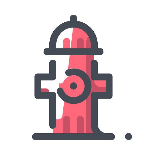 Fire Hydrant PNG Painting Free Download