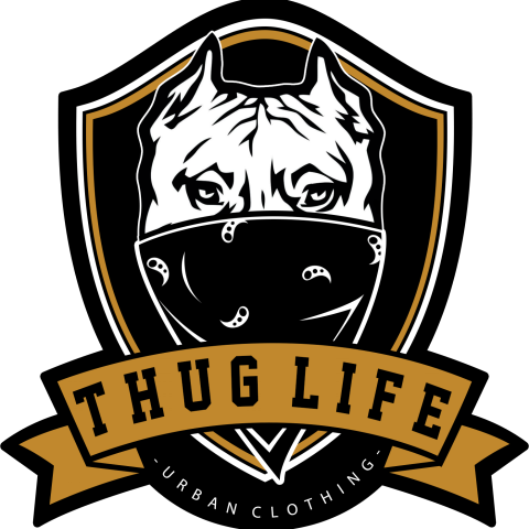 PSD Thug Life PNG Logo Free Download