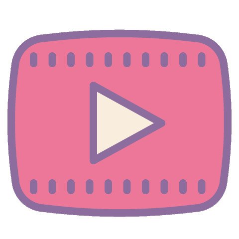 Watercolor Youtube Logo PNG Drawn Free Download
