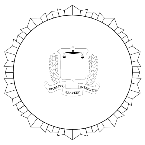 Vector Illustration On White FBI Stamp PNG Image