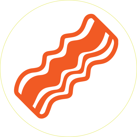Bacon PNG Art Free Download