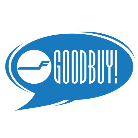 Blue Speech bubble Goodbye PNG Tag Free Download