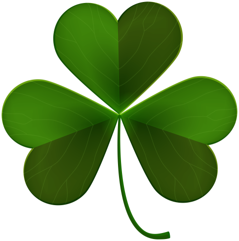 Vector Shamrock PNG Transparent Background