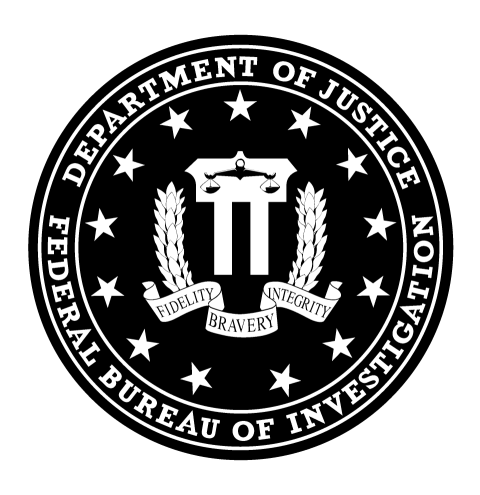 Black and white FBI Graphic Logo PNG Design