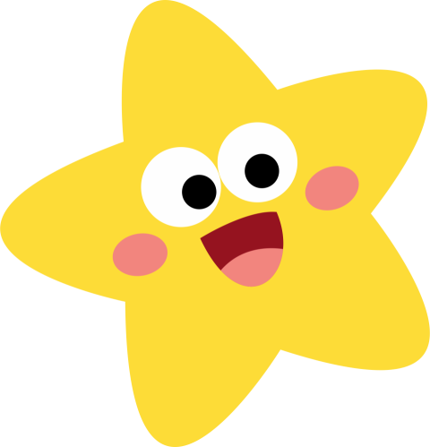 Yellow Start Baby Shark PNG Image Free Download