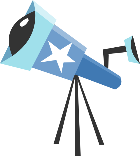 Telescope PNG Painting Free Download
